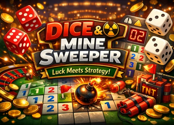 Dice and Mine Sweeper Game